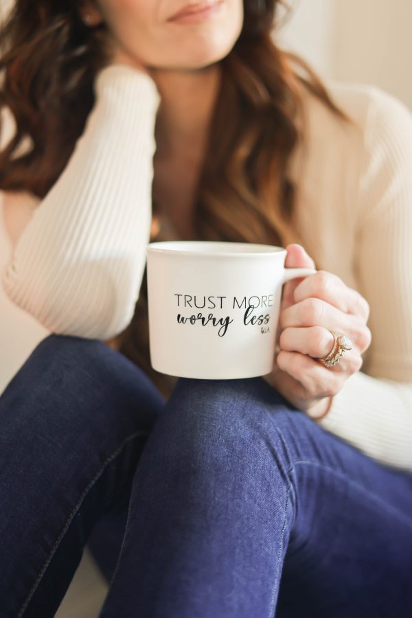 Trust More Worry Less 12 oz. Mug